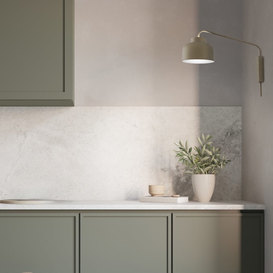 Applique lampada da parete moderna vivida bottone sabbia dimmerabile con telecomando