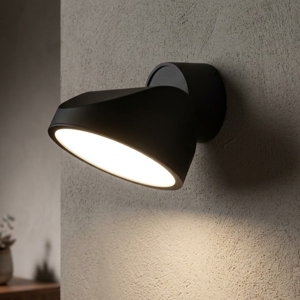 Vivida tarp applique da parete orientabile nera led cct dimmerabile
