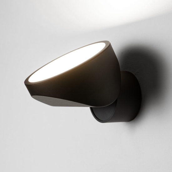 Vivida tarp applique da parete orientabile nera led cct dimmerabile