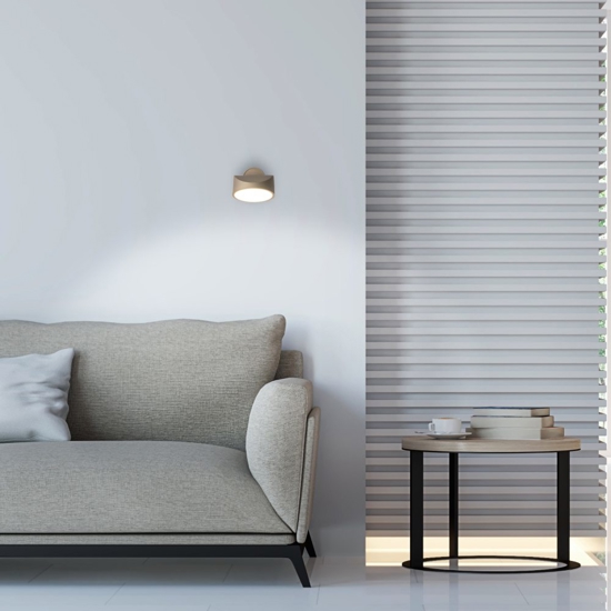 Vivida tarp sabbia applique orientabile da parete led cct dimmerabile