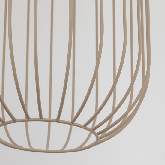 Lampada a sospensione gabbia di metallo sabbia design moderno