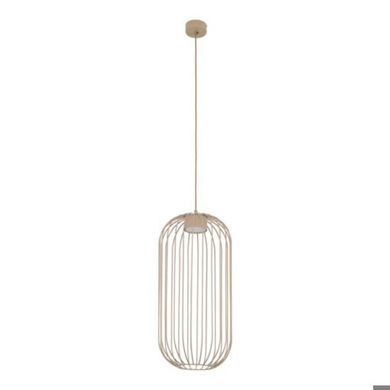 Lampada a sospensione gabbia di metallo sabbia design moderno