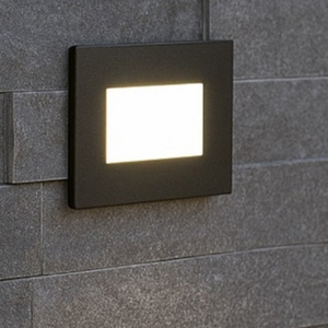 Segnapasso led antracite da esterno led 3w cct ip54 per cassetta 503