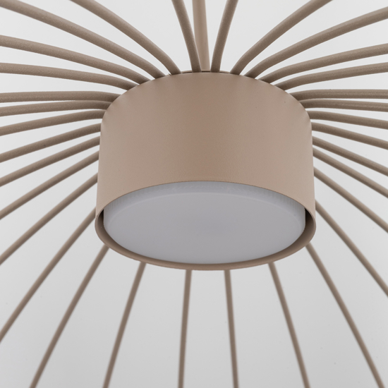 Lampadario gabbia di metallo sabbia design moderno per soggiorno