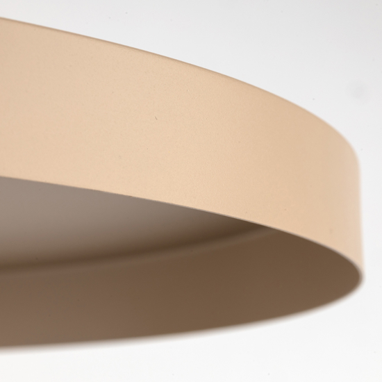 Lampadario a sospensione piatto 40 cm sabbia mattone per tavolo da pranzo