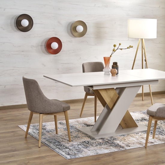 Plafoniera da soffitto piatto rosso mattone sfera bianca moderna