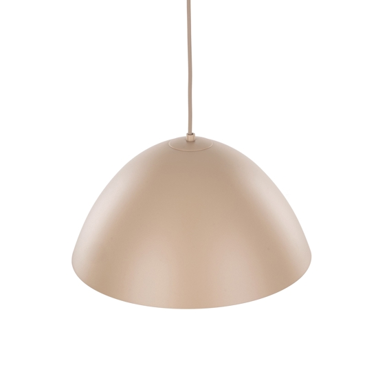 Lampadario cupola sabbia in metallo 34 cm per cucina moderna