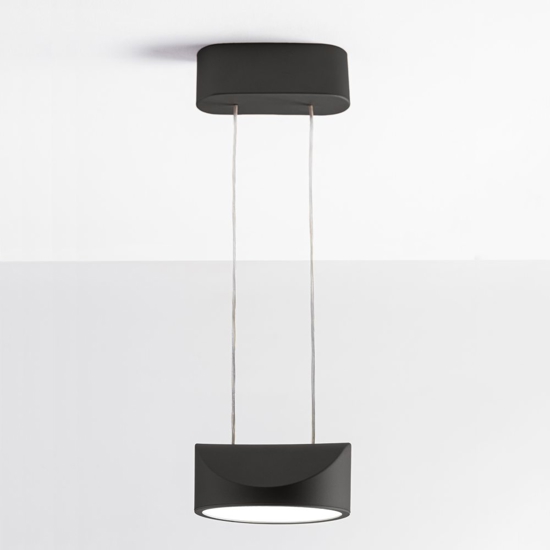 Vivida tarp lampada a sospensione antracite 13 w cct dimmerabile