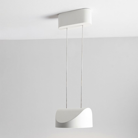 Lampada a sospensione bianco led 13w cct dimmerabile vivida tarp