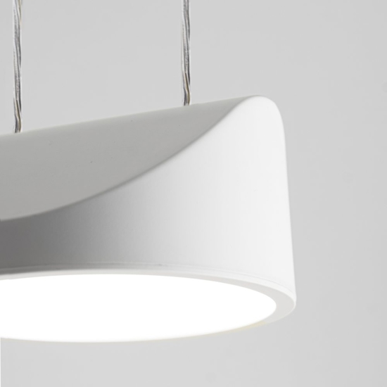 Lampada a sospensione bianco led 13w cct dimmerabile vivida tarp