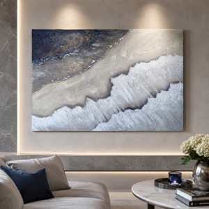 Quadro astratto moderno per salone tela dipinta a rilievo 100x150 cm