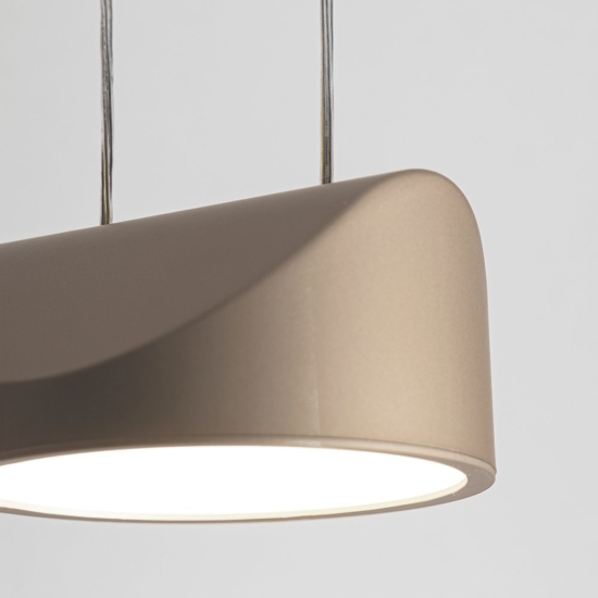 Vivida lampada a sospensione tarp sabbia led cct dimmerabile