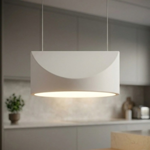 Lampadario da cucina moderna bianco led 21w cct dimmerabile vivida tarp