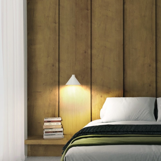 Vivivda luminelle applique da parete cono bianco moderno