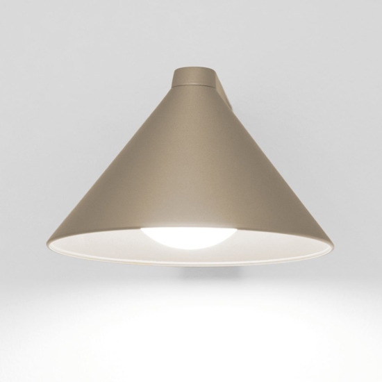 Vivida luminelle applique da parete design cono sabbia