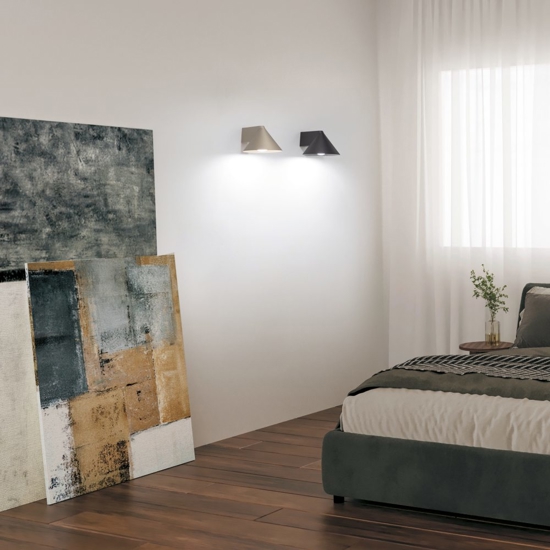 Vivida luminelle applique da parete design cono sabbia