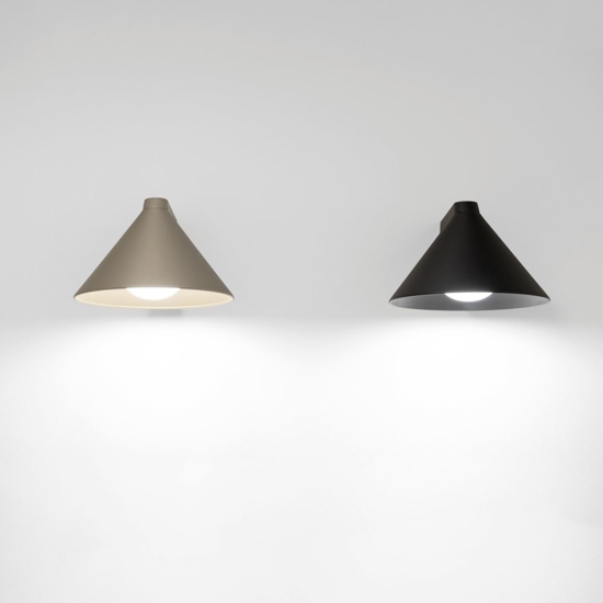 Vivida luminelle applique da parete design cono sabbia