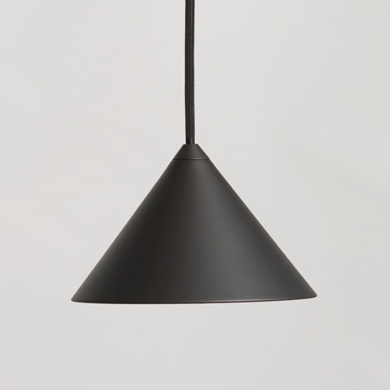 Vivida luminelle lampada a sospensione cono antracite moderno