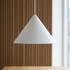 Vivida luminelle lampada a sospensione cono bianco moderno
