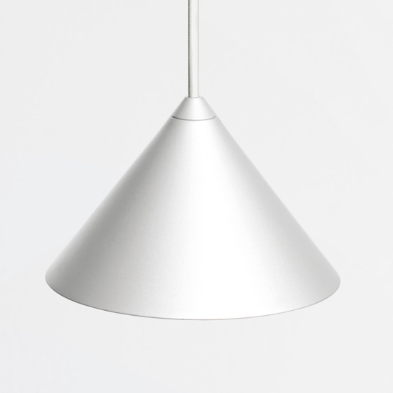 Vivida luminelle lampada a sospensione cono bianco moderno