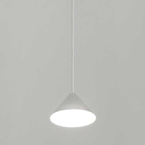 Vivida luminelle lampada a sospensione cono bianco moderno