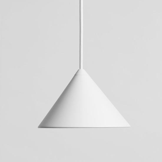 Vivida luminelle lampada a sospensione cono bianco moderno