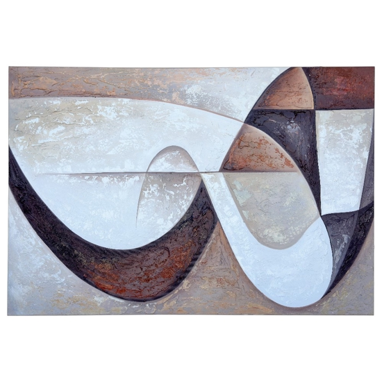 Quadro materia e forma astratto moderno 80x120 cm dipinto materico a rilievo
