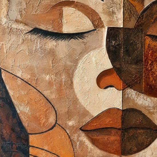 Quadro verticale materico geometrie dell’anima 100x150 per salotto