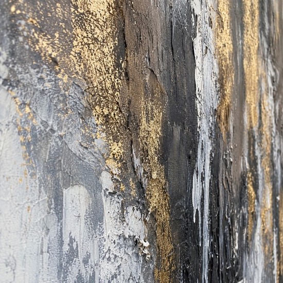 Quadro materia di luce 120x120 cm astratto moderno dipinto a rilievo