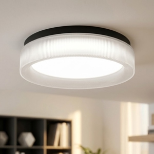 Vivida plafoniera pilastro ovale vetro bianco satinato led cct dimmerabile