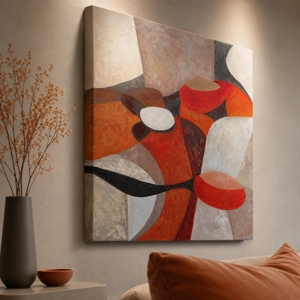 Quadro 120x120 cm danza di forme astratto moderno dipinto a rilievo quadrato