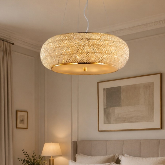 Ideal lux pasha sp10 lampadario per camera da letto