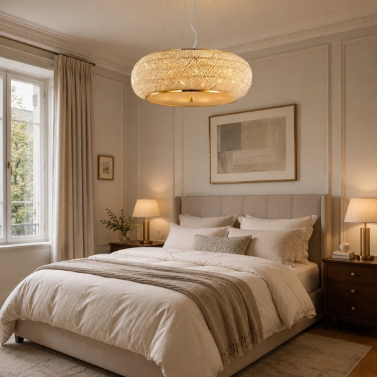 Ideal lux pasha sp10 lampadario per camera da letto