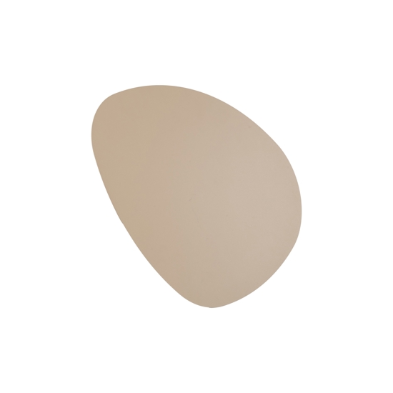 Applique design moderna 49 cm luce indiretta metallo sabbia