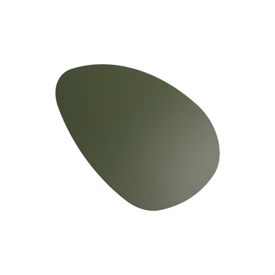 Applique da parete verde 39 cm luce indiretta design moderna