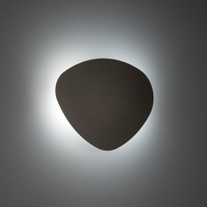 Applique da parete design moderna marrone 39 cm luce indiretta