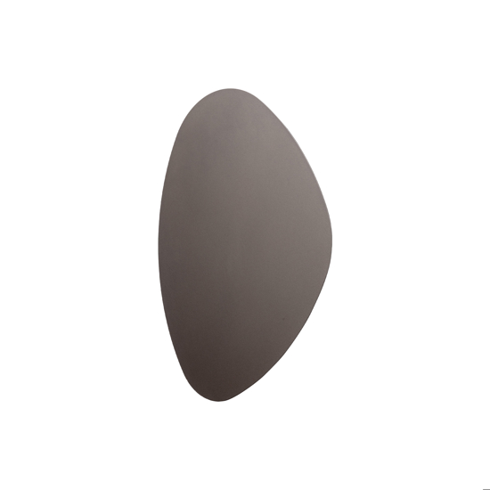 Applique da parete 49 cm marrone design sagomato moderno