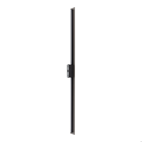 Applique da parete verticale orizzontale marrone 100 cm moderna led 8w 3000k