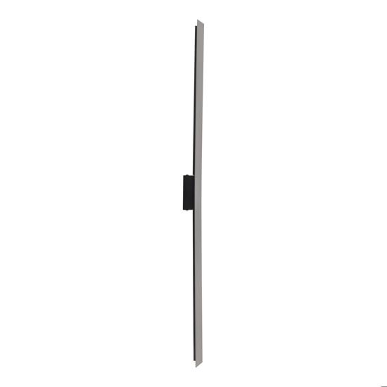Applique da parete verticale orizzontale marrone 100 cm moderna led 8w 3000k