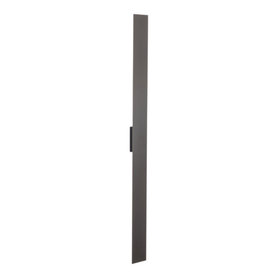 Applique da parete verticale orizzontale marrone 100 cm moderna led 8w 3000k