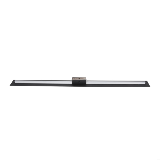 Applique da parete orizzontale verticale nera led 8w 3000k 1000 cm moderno