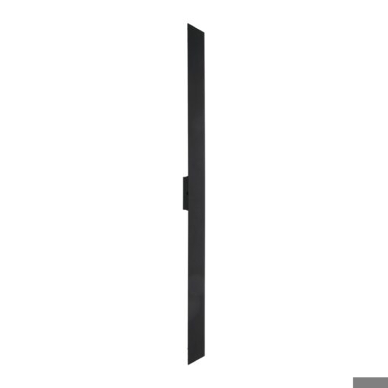 Applique da parete orizzontale verticale nera led 8w 3000k 1000 cm moderno