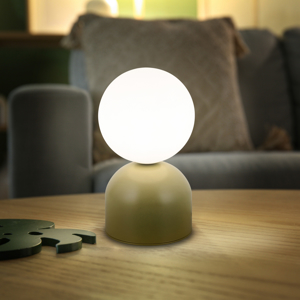 Lampada da comodino verde pistacchio design moderna