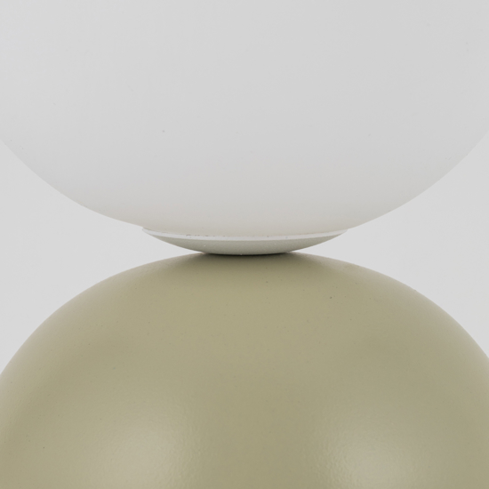 Lampada da comodino verde pistacchio design moderna
