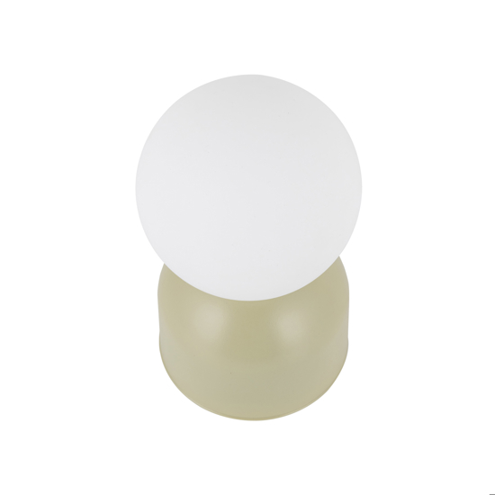 Lampada da comodino verde pistacchio design moderna