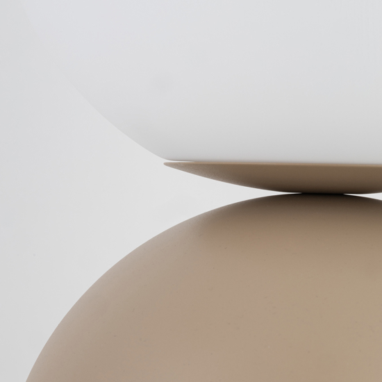 Lampada da comodino sabbia design moderna sfera di vetro