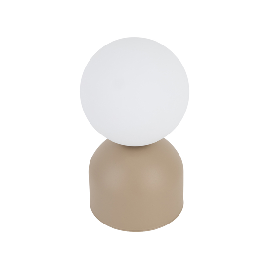 Lampada da comodino sabbia design moderna sfera di vetro