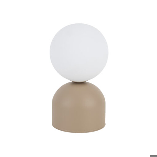Lampada da comodino sabbia design moderna sfera di vetro