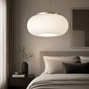 Optica eglo lampadario camera da letto sfera vetro bianco bombato optica eglo