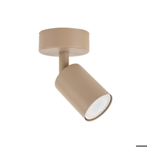 Applique con faretto sabbia orientabile da parete soffitto